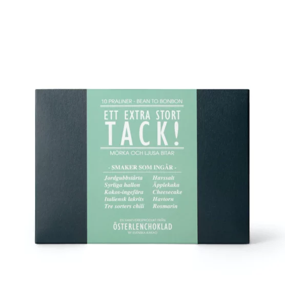 Presenttips - handgjorda praliner i snygg ask